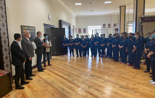 “Azərxalça” ASC-nin yeni sədri emalatxanalarla tanış olub - FOTO