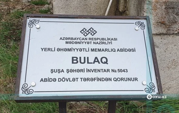 Şuşadakı tarixi abidələrin qarşısına löhvələr quraşdırılır - FOTO