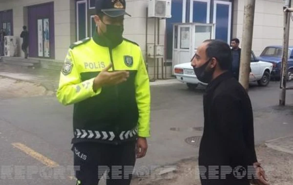 Kürdəmirdə yol polisi piyadalara qarşı reyd keçirdi - FOTO