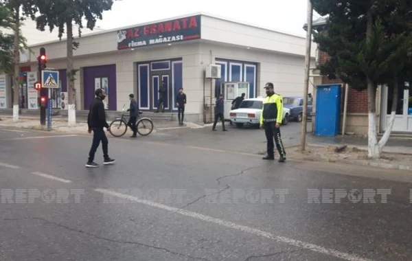 Kürdəmirdə yol polisi piyadalara qarşı reyd keçirdi - FOTO