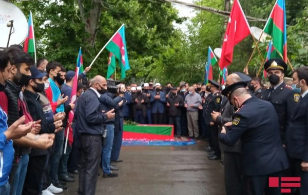 Vətən müharibəsində şəhid olan hərbçi Mingəçevirdə dəfn olundu - FOTO