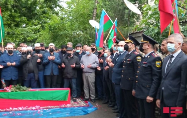 Vətən müharibəsində şəhid olan hərbçi Mingəçevirdə dəfn olundu - FOTO