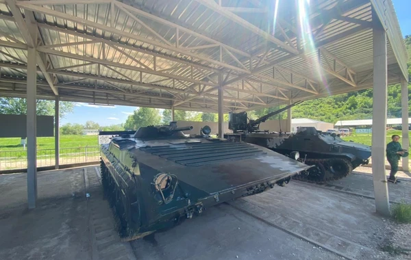 Düşməndən əldə olunan hərbi qənimətlər Qubadlıda istifadə olunur - FOTO