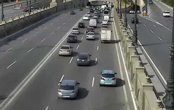 ДТП в Баку стало причиной затора - ФОТО