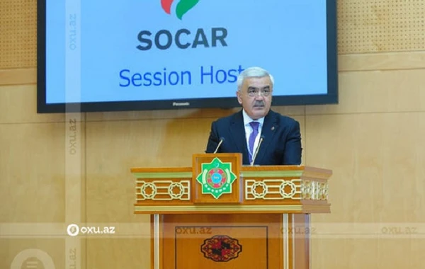 SOCAR prezidenti Türkmənistanda keçirilən beynəlxalq forumda çıxış etdi - FOTO