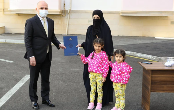 Şəhid ailələri və müharibə əlillərinə daha 50 mənzil təqdim olundu - FOTO