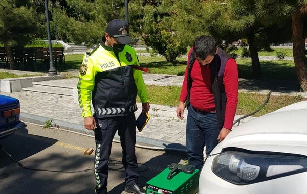 DYP Daşkəsəndə 15 sürücünü məsuliyyətə cəlb etdi - FOTO