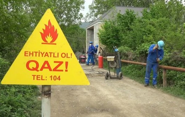 Azərbaycanın iki rayonunda qaz xətləri yenilənir - FOTO