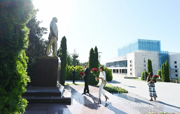İlham Əliyev və Mehriban Əliyeva Qəbələ rayonuna səfər edib - FOTO