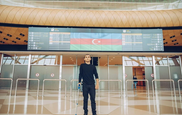 Türkiyəyə göndərilən daha 5 qazimiz sağalaraq Vətənə geri dönüb - FOTO
