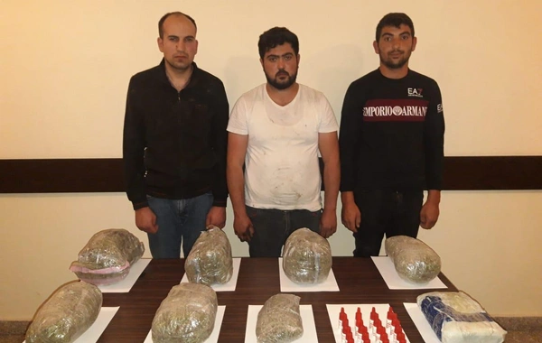 Azərbaycana narkotik keçirmək istəyən beş nəfər saxlanılıb - FOTO