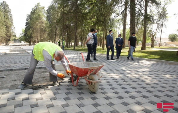 Daha bir Zəfər parkı inşa edilir - FOTO