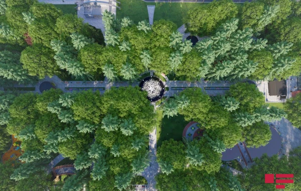 Daha bir Zəfər parkı inşa edilir - FOTO
