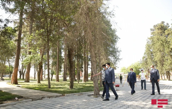 Daha bir Zəfər parkı inşa edilir - FOTO