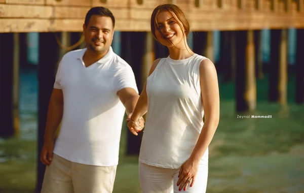 Sevda Yahyayevanın əri ilə istirahət görüntüləri - FOTO