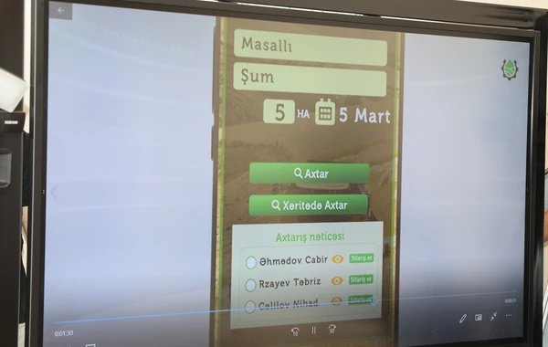 Kənd təsərrüfatında ilk dəfə istifadə olunacaq mobil tətbiqin təqdimatı olub - FOTO