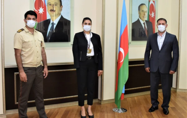 Сотрудница МЧС Азербайджана завоевала путевку на Олимпиаду - ФОТО