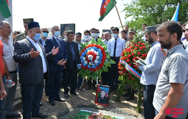 Vətən müharibəsi şəhidi Qənbər Qənbərli Tərtərdə dəfn olundu - FOTO