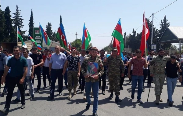 Şəhid Pərviz Nağıyev Tovuzda dəfn edildi - FOTO/ VİDEO