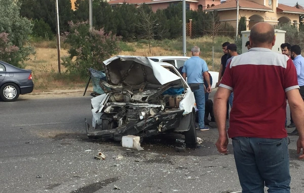 Azərbaycanda dəhşətli qəza - FOTO