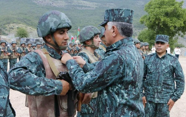 Azərbaycan Ermənistanla sərhəddə daha bir hərbi hissə açılışı etdi - FOTO