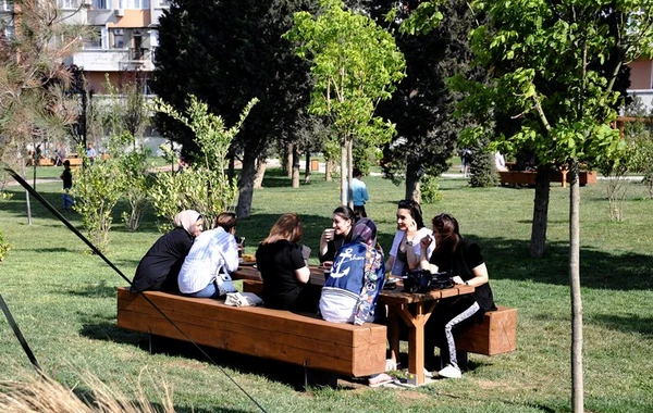 Bakıda yeni meşə-parkda insanlar belə dincəlir - REPORTAJ - VİDEO
