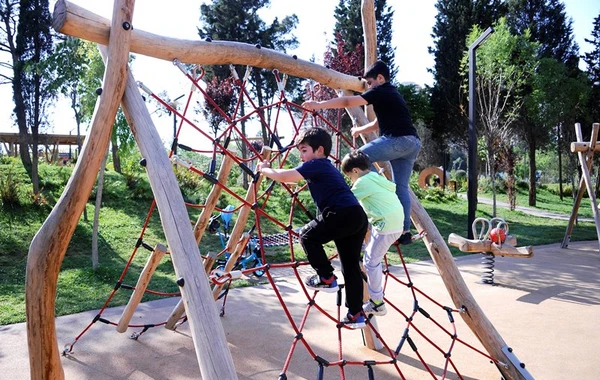 Bakıda yeni meşə-parkda insanlar belə dincəlir - REPORTAJ - VİDEO
