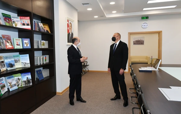 İlham Əliyev Suraxanı rayon Məhkəməsinin yeni binasının açılışında iştirak edib - FOTO - YENİLƏNİB