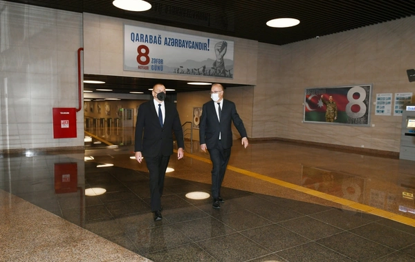 “8 Noyabr” stansiyası istifadəyə verildi - FOTO