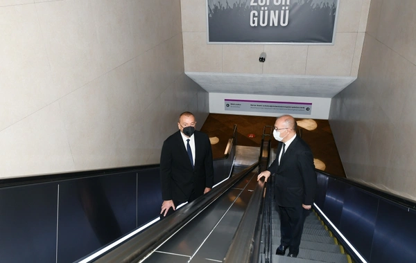 “8 Noyabr” stansiyası istifadəyə verildi - FOTO