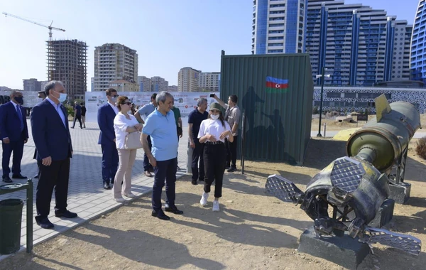 Türkiyənin Baş Prokuroru Fəxri Xiyabanda və Hərbi Qənimətlər Parkında olub - FOTO/VİDEO