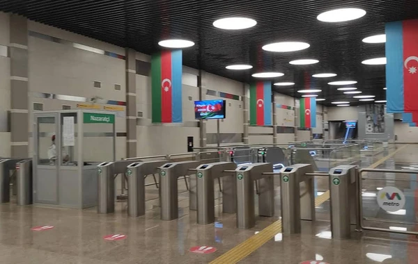Metro 7 ay sonra fəaliyyətini bərpa etdi - FOTO