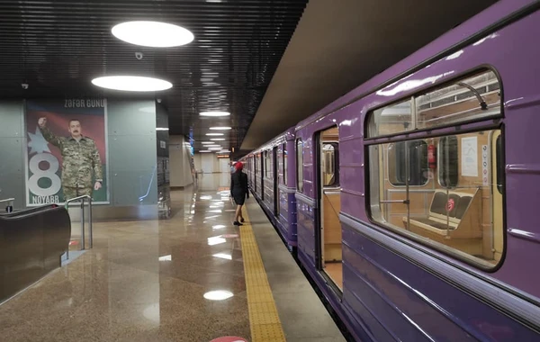 Metro 7 ay sonra fəaliyyətini bərpa etdi - FOTO