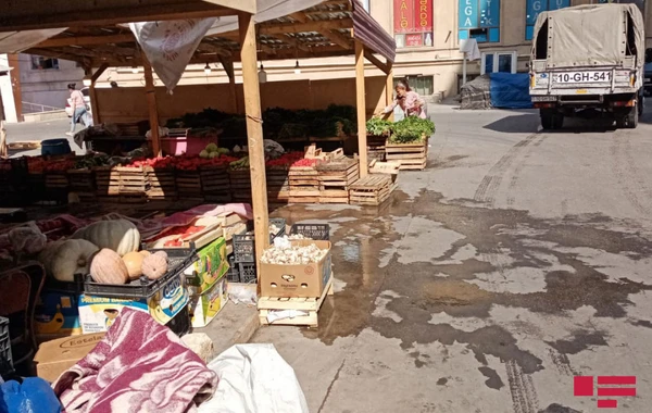 Xırdalan bazarında qətl törədilib - FOTO