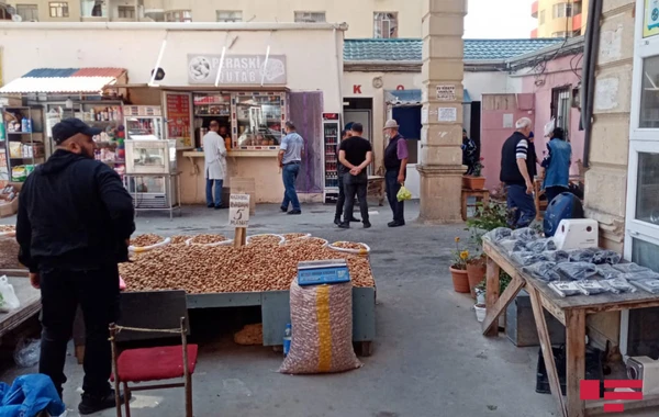 Xırdalan bazarında qətl törədilib - FOTO