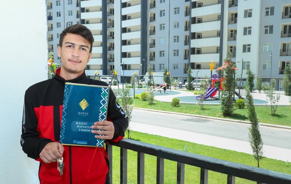 Şəhid Nurlan Qurbanlının ailəsinə mənzil verildi - FOTO