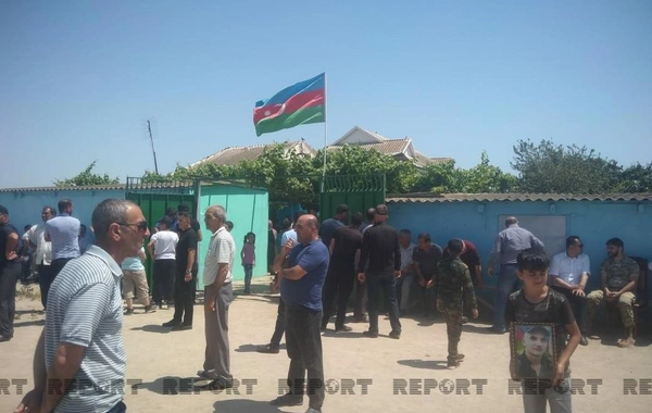 Vətən müharibəsinin şəhidi dəfn olunub - FOTO
