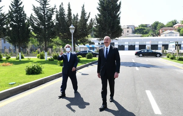 Президент Ильхам Алиев принял участие в открытии подстанции "Бинагади" - ФОТО