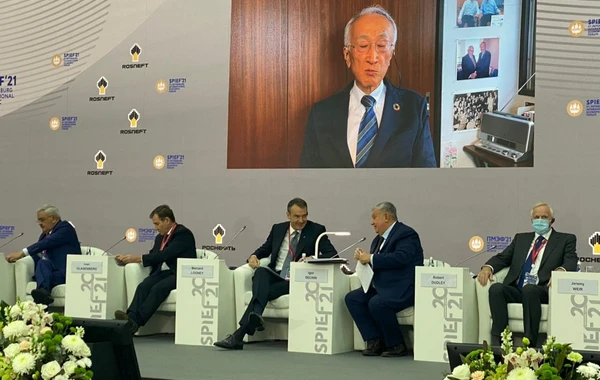 Президент SOCAR выступил на Петербургском международном экономическом форуме - ФОТО