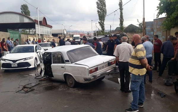 Azərbaycanda ağır qəza - FOTO