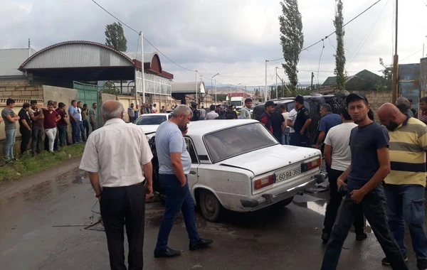 Azərbaycanda ağır qəza - FOTO