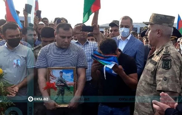 Şəhidimizlə vida mərasimi keçirildi - FOTO
