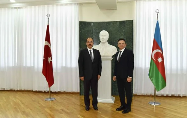 Türkiyə səfiri Mədət Quliyev ilə görüşdü - FOTO