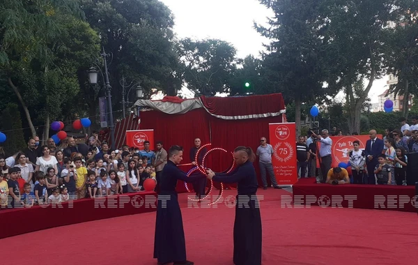 Bakı Dövlət Sirkinin ilk proqramının 75 illlik yubileyi keçirilir - FOTO
