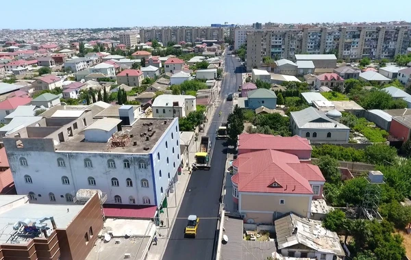 Bakıda daha bir yol təmir olunur - FOTO