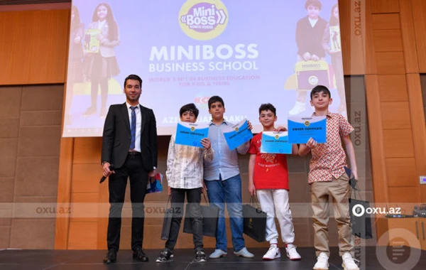 “Miniboss Business School”un keçirdiyi ilk milli çempionatın qalibi müəyyənləşdi - FOTO/VİDEO