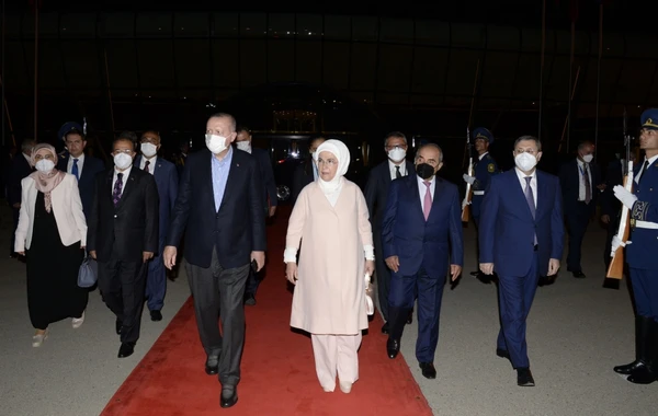 Ərdoğanın Azərbaycana səfəri başa çatdı - FOTO