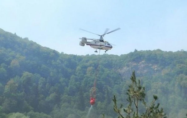 Nabran yaxınlığındakı yanğına helikopter və 26 texnika cəlb edildi – FOTO/ VİDEO