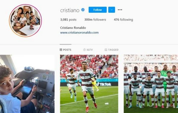 Ronaldodan yeni rekord – FOTO