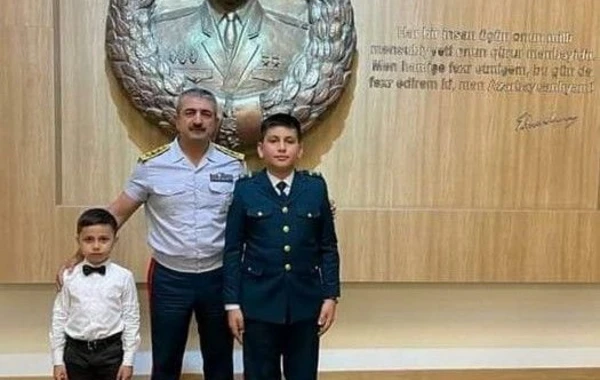 Elçin Quliyev mərhum jurnalistin övladları ilə görüşdü — FOTO